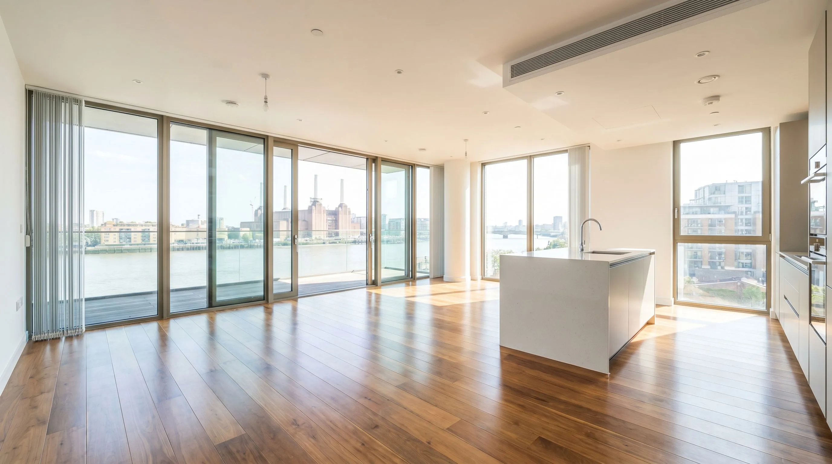 New build handover cleaning in a Battersea apartment before sign-off
