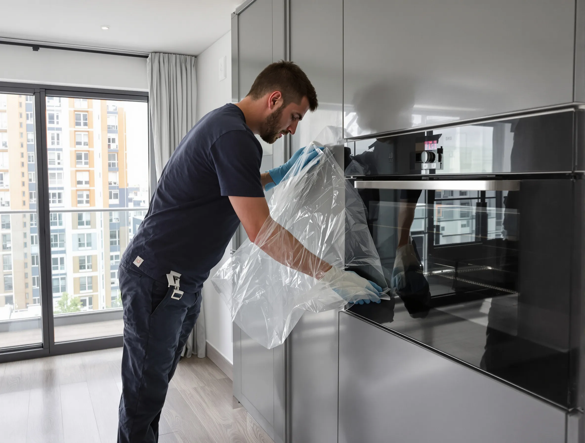 Professional after builders cleaning team at work in Croydon