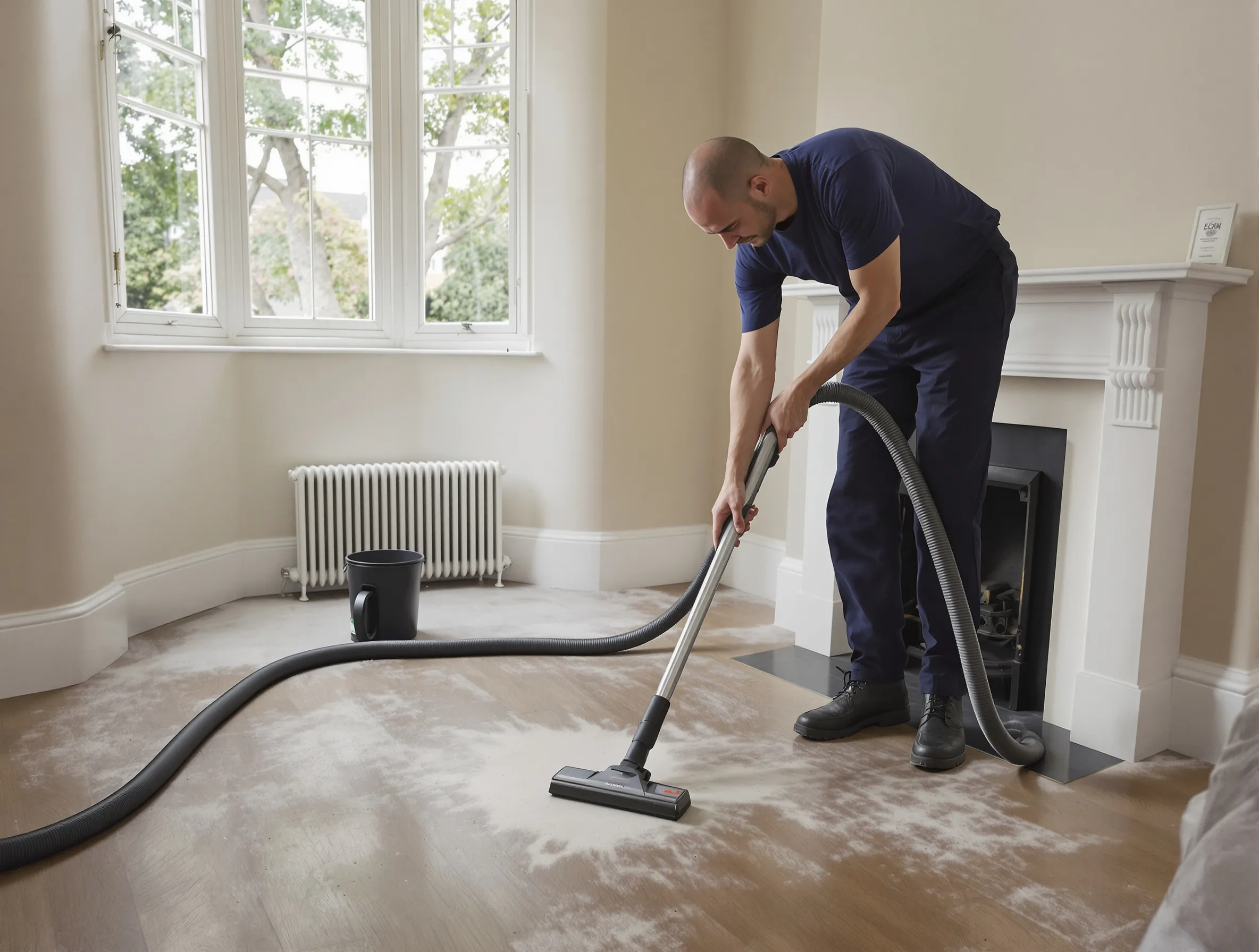 Professional after builders cleaning team at work in Wandsworth