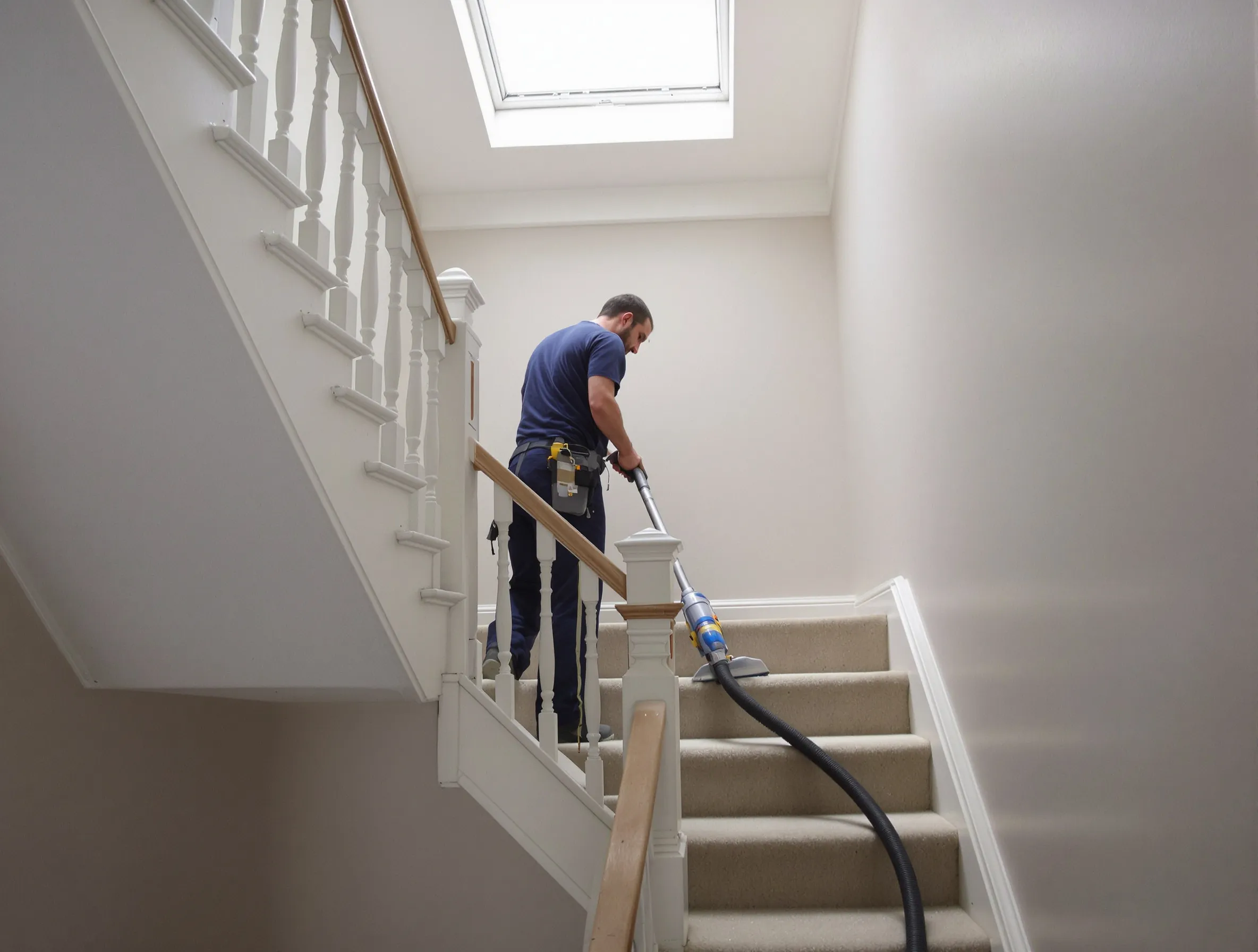 Professional after builders cleaning team at work in Clapham